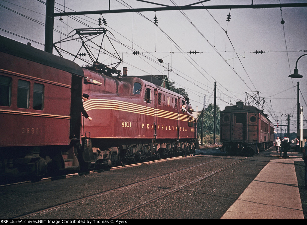 PRR 4911, GG-1, 1955